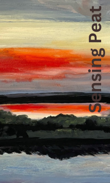 Bild: Anett Simon, Peene bei Anklam, Acrylskizze auf Papier, 2022.